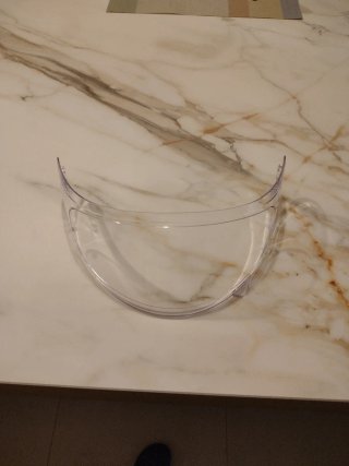 Visera Casco Moto Transparente