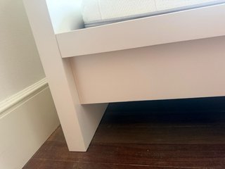 Cama Malm Ikea Blanca con Somier y Colchón