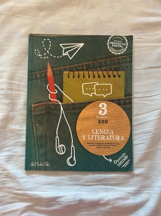 Libros Lengua y Literatura 3º ESO Anaya