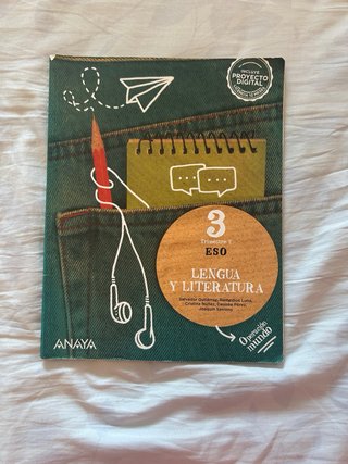 Libros Lengua y Literatura 3º ESO Anaya