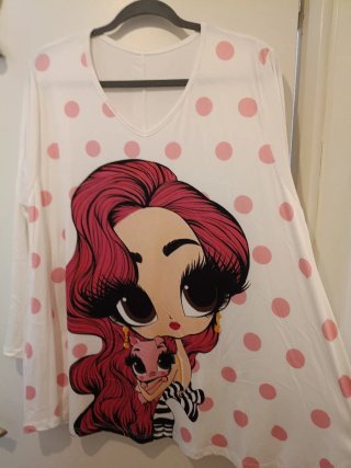Camiseta manga larga estampado gatito