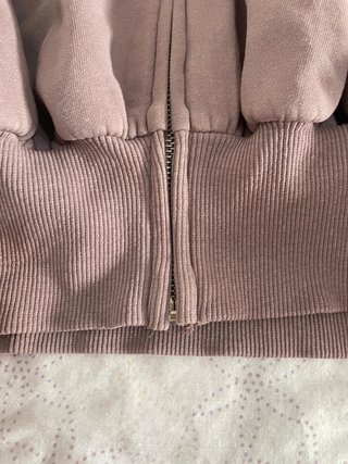 Chaqueta bomber corta Zara rosa