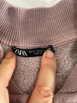 Chaqueta bomber corta Zara rosa