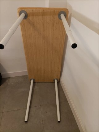 Mesa escritorio Ikea Anfallare Bambú 140x65 cm