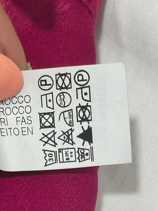 Vestito Zara fucsia a portafoglio effetto satinato