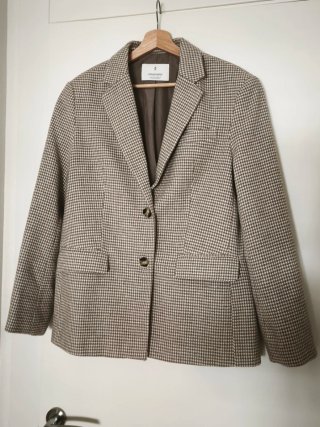 Blazer pata de gallo Stradivarius S / Americana es