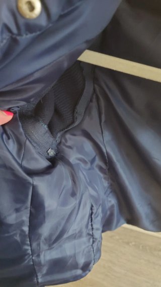 Chaqueta Desigual azul y multicolor