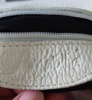 Zainetto in pelle bianco