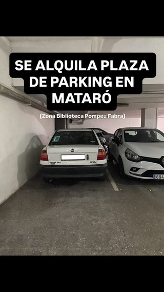 Plaza de parking en Mataró