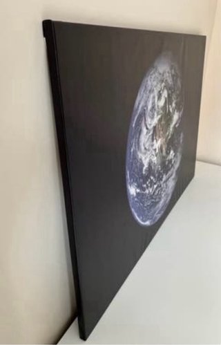 Lienzo con marco Planeta Tierra Ikea