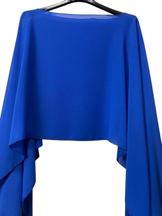 Chal gasa azul klein 140x84cm