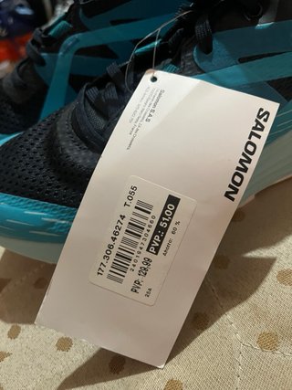 Zapatillas Salomon Azul/Turquesa