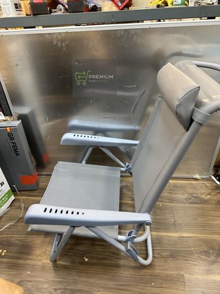 Relaxdays Tumbona Plegable con Reposacabezas