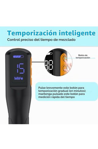 Mezclador Resina Mlife Eléctrico Inalámbrico