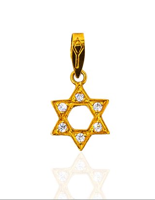Colgante Estrella de David ORO 18K 16381