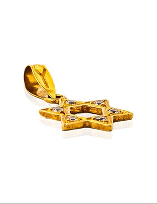 Colgante Estrella de David ORO 18K 16381