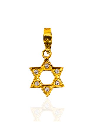 Colgante Estrella de David ORO 18K 16381