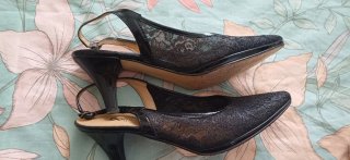 SCARPE DA DONNA ELEGANTI  NERE CON IL TACCO