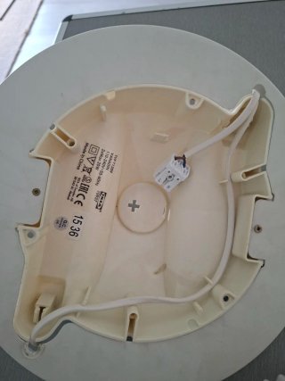 Lámpara de techo Ikea cristal blanco