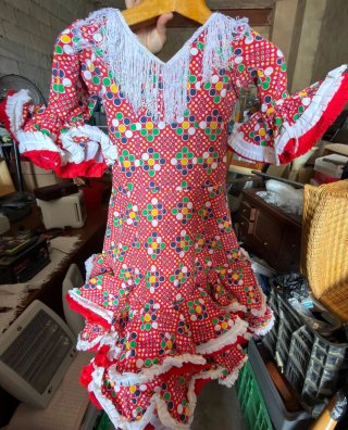 Falda Flamenca/Fallas Dorada tengo más disfraces