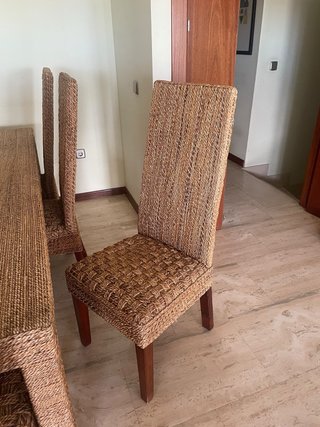 Mesa comedor XL con 8 sillas
