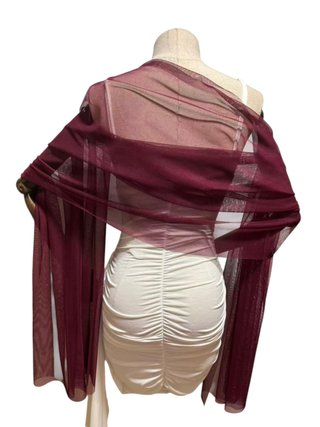 Fular Tul Granate 200x80cm