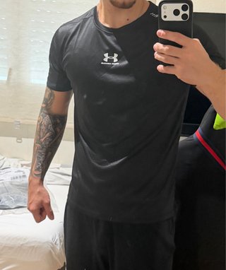 Camiseta Under Armour Talla M Negra