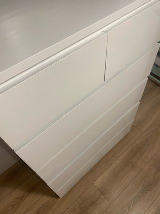 Cómoda blanca Ikea Malm