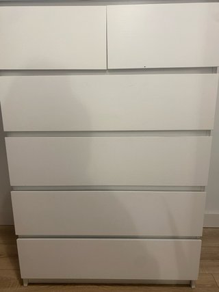 Cómoda blanca Ikea Malm