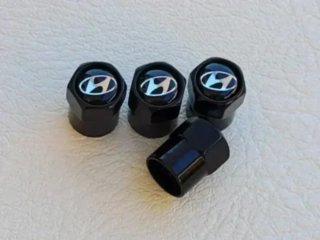 Tapas de Válvula Hyundai Cromadas