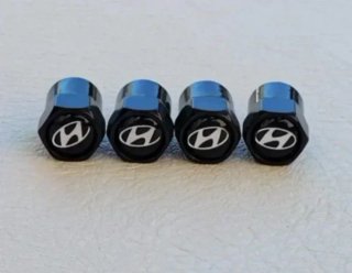 Tapas de Válvula Hyundai Cromadas