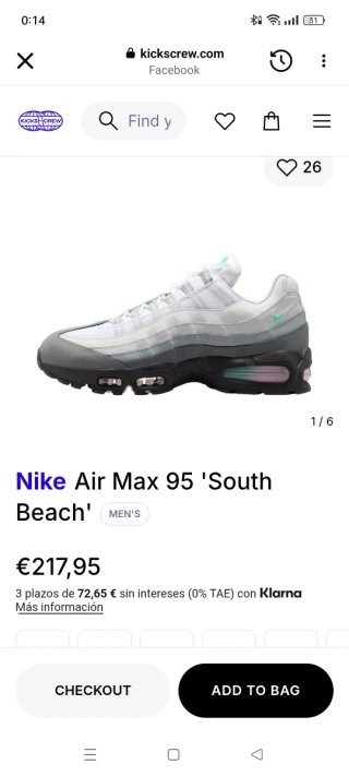 Nike Air Max 95 South Beach