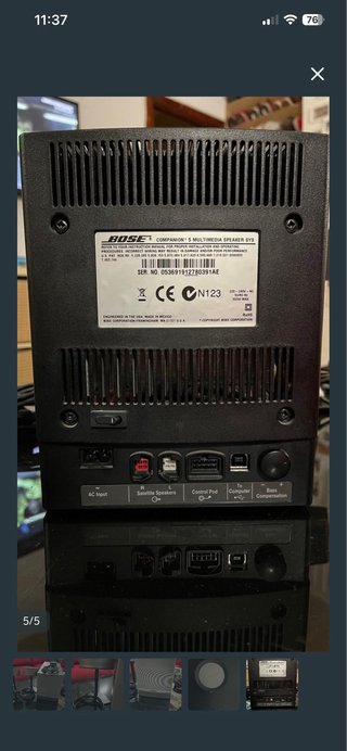 Bose Companion 5 - Sistema 2.1 Sonido Envolvente