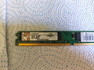 2 RAM Kingston DDR2 1GB 800MHz KVR800D2N6/1G