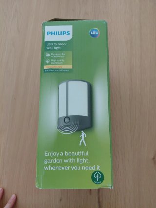 NUEVO Aplique LED Exterior Philips Gris/Plata