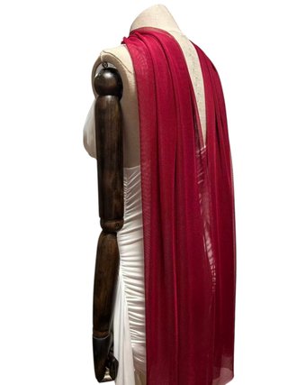 Fular Tul Burdeos 200x80cm
