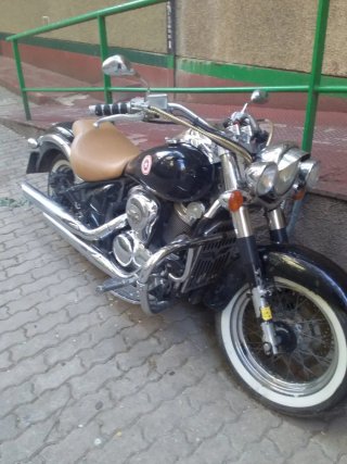 Moto Kawasaki Vulcan 900cc Cruiser Negra