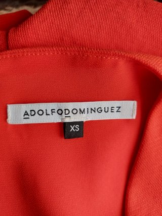 Mono Adolfo Domínguez naranja T.XS