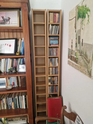 Estantería para CDs/DVDs