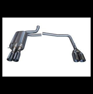 Silencioso escape trasero BMW Serie 5 E60 E61 look