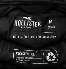 Chaqueta Hollister acolchada con capucha Talla M