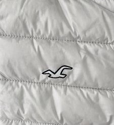 Chaqueta Hollister acolchada con capucha Talla M