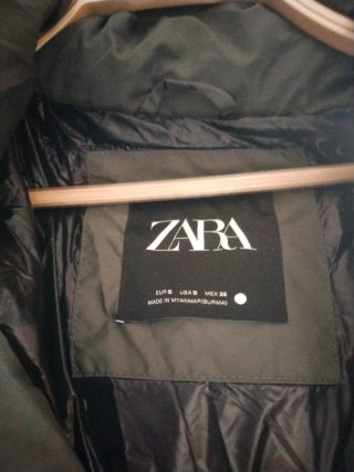 Chaqueta Zara Verde Militar Oversize
