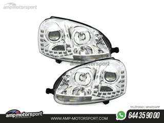 FAROS DELANTEROS LUZ DIURNA LED PARA VOLKSWAGEN GOLF / VARIANT / JETTA MK5