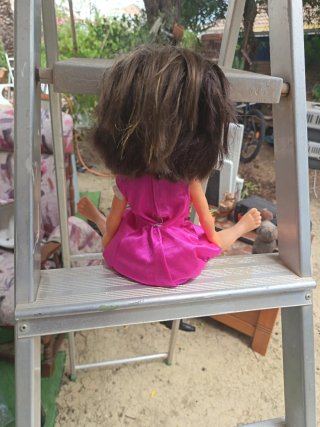 Muñeca Nancy pelo castaño