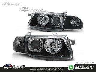 FAROS DELANTEROS OJOS DE ANGEL PARA OPEL ASTRA F