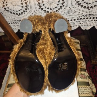 Scarpe Moschino marroni pelo