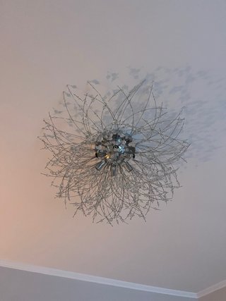 Lámpara Techo Efecto Cristal