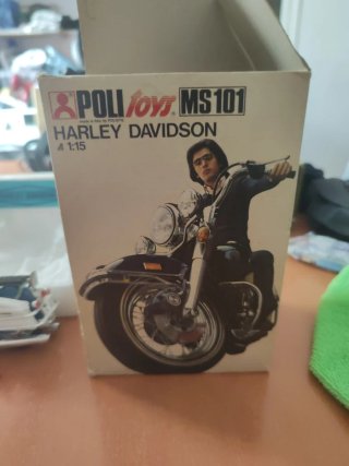 Harley-Davidson 1200 Moto Clásica Azul