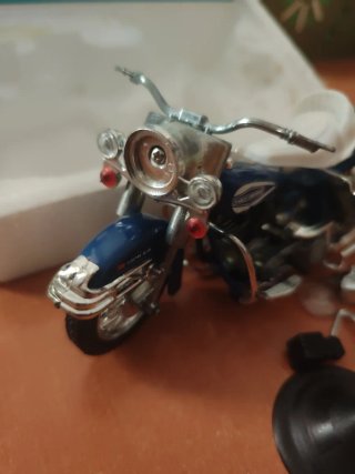 Harley-Davidson 1200 Moto Clásica Azul